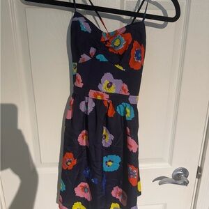 American Eagle Outfitters Kids Floral Dress - Navy and Multicolor